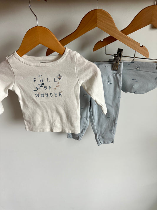 Full of Wonder Top, Pants and Toque Set / 6m