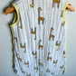 Giraffe Cotton Sleep Sack / 0-6m