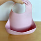 Pink Silicone Bib