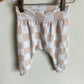Teddy Little Checkered Pants / 6-12m