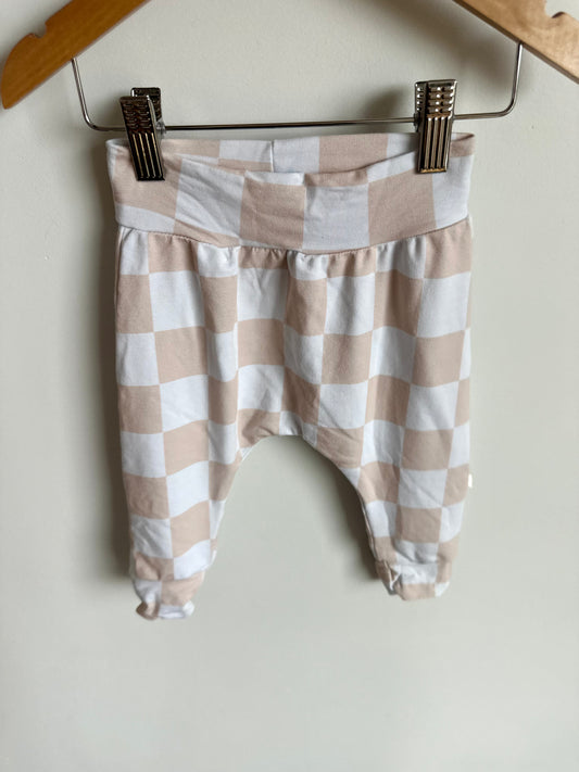 Teddy Little Checkered Pants / 6-12m