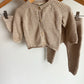 Oat Knit Cardigan, Pants  Toque Set / 9m