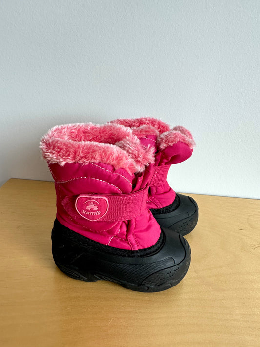 Kamik Pink Winter Boots / Size 5 Toddler