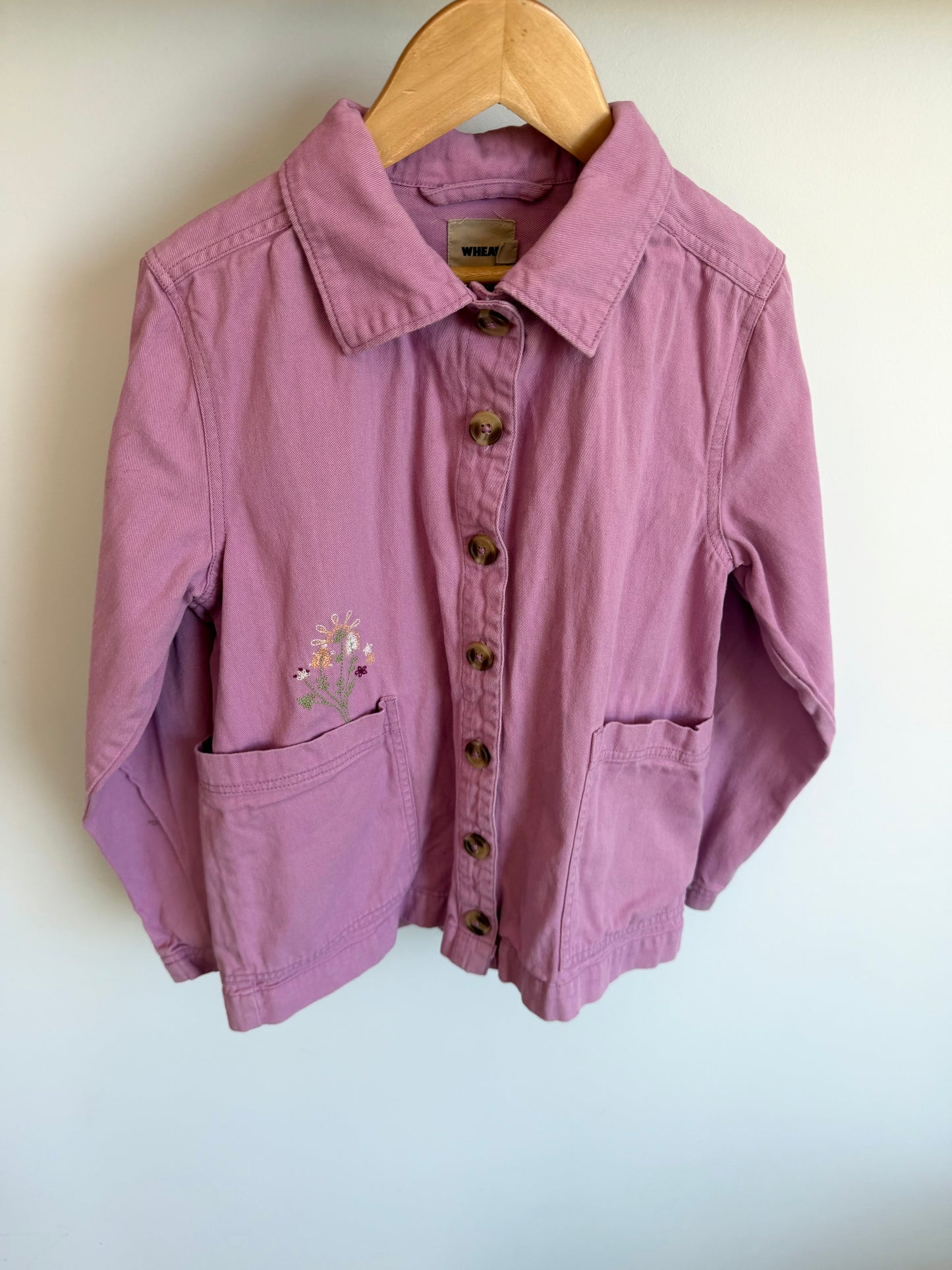 Wheat Pink Button Up Jacket / 10 years