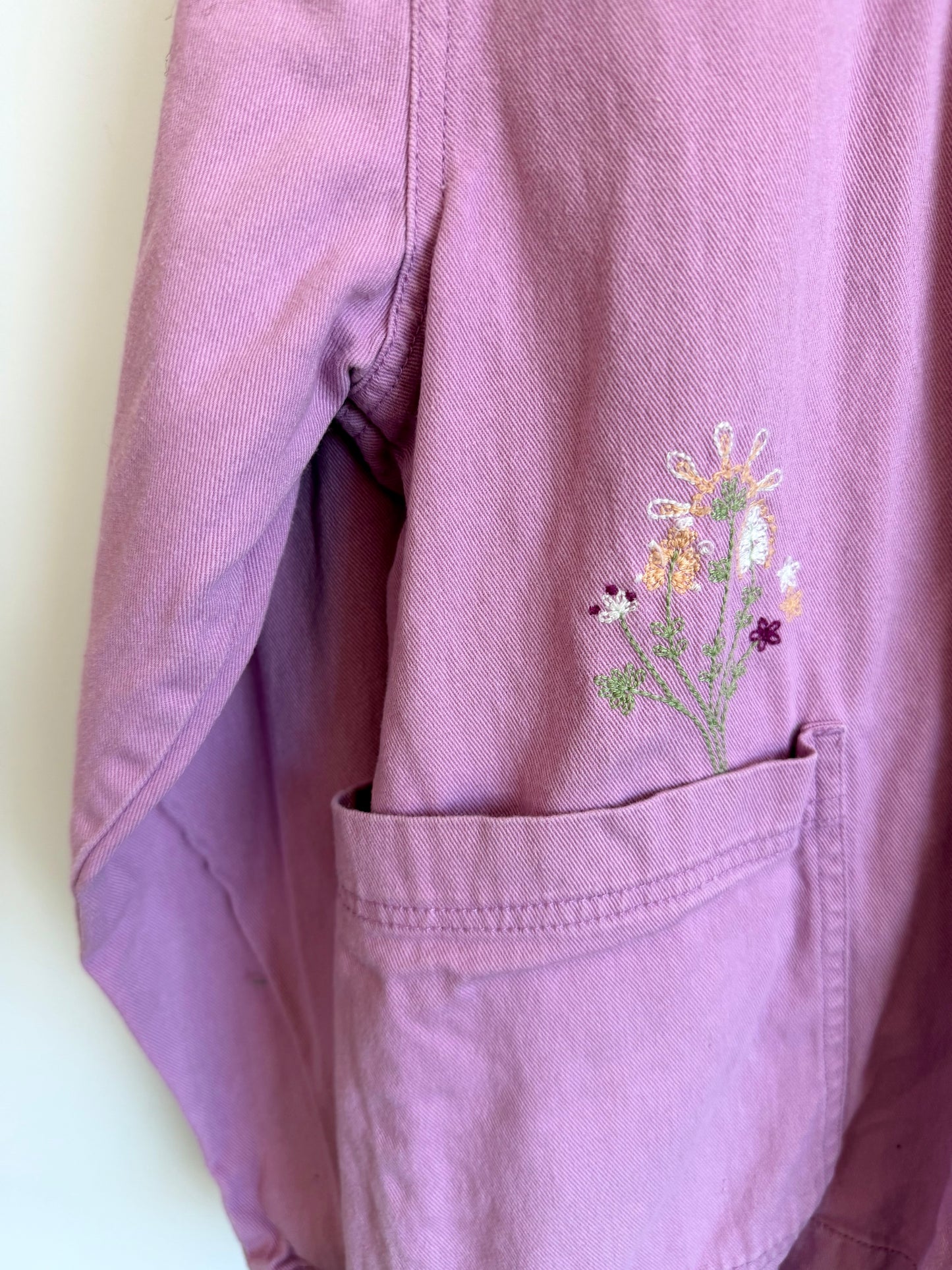 Wheat Pink Button Up Jacket / 10 years