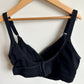 Padded Black Nursing Bra / L