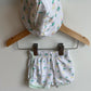 Pineapple Shorts + Sun Hat / 2-4m