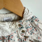 Cream Floral Top with Lace Collar / 3-6m
