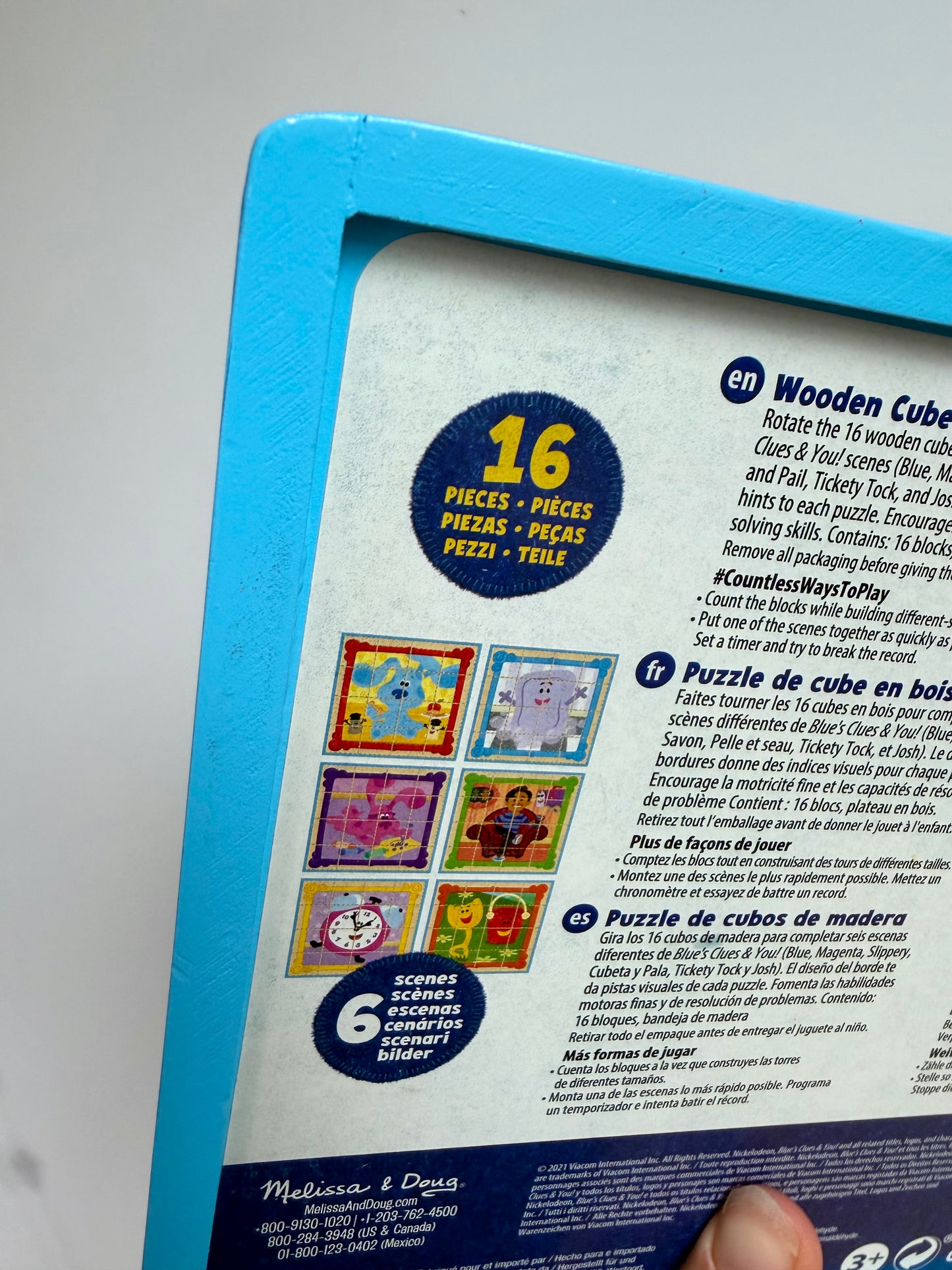 Blue's Clues 6 in 1 Block Puzzle (No Shipping)