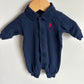 Newborn Ralph Lauren Blue Jumpsuit / 0m