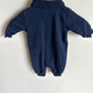 Newborn Ralph Lauren Blue Jumpsuit / 0m