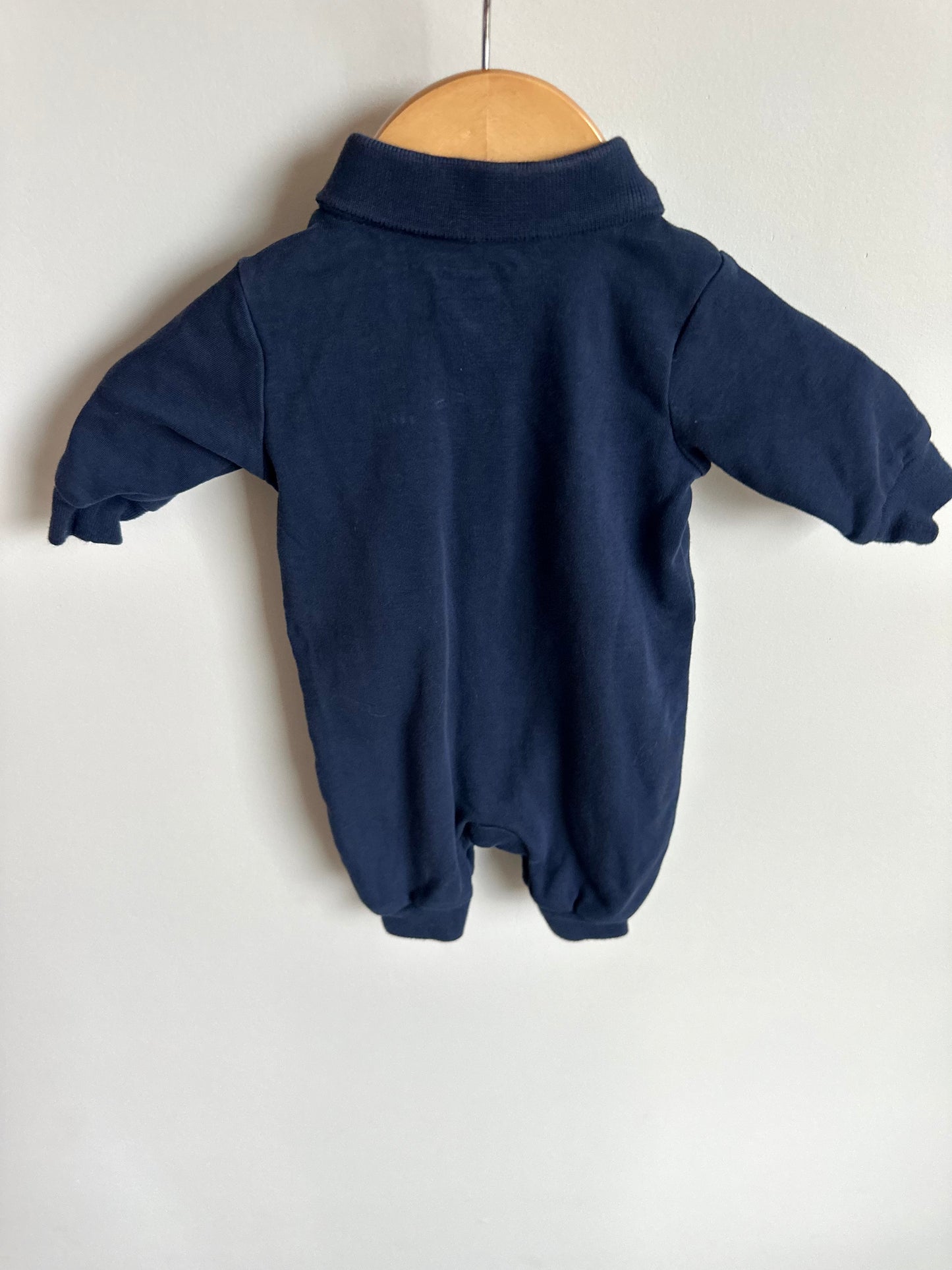 Newborn Ralph Lauren Blue Jumpsuit / 0m