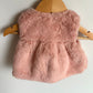 Pink Fuzzy Vest / 3-6m