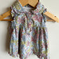 Floral Collared Dress / 0-3m