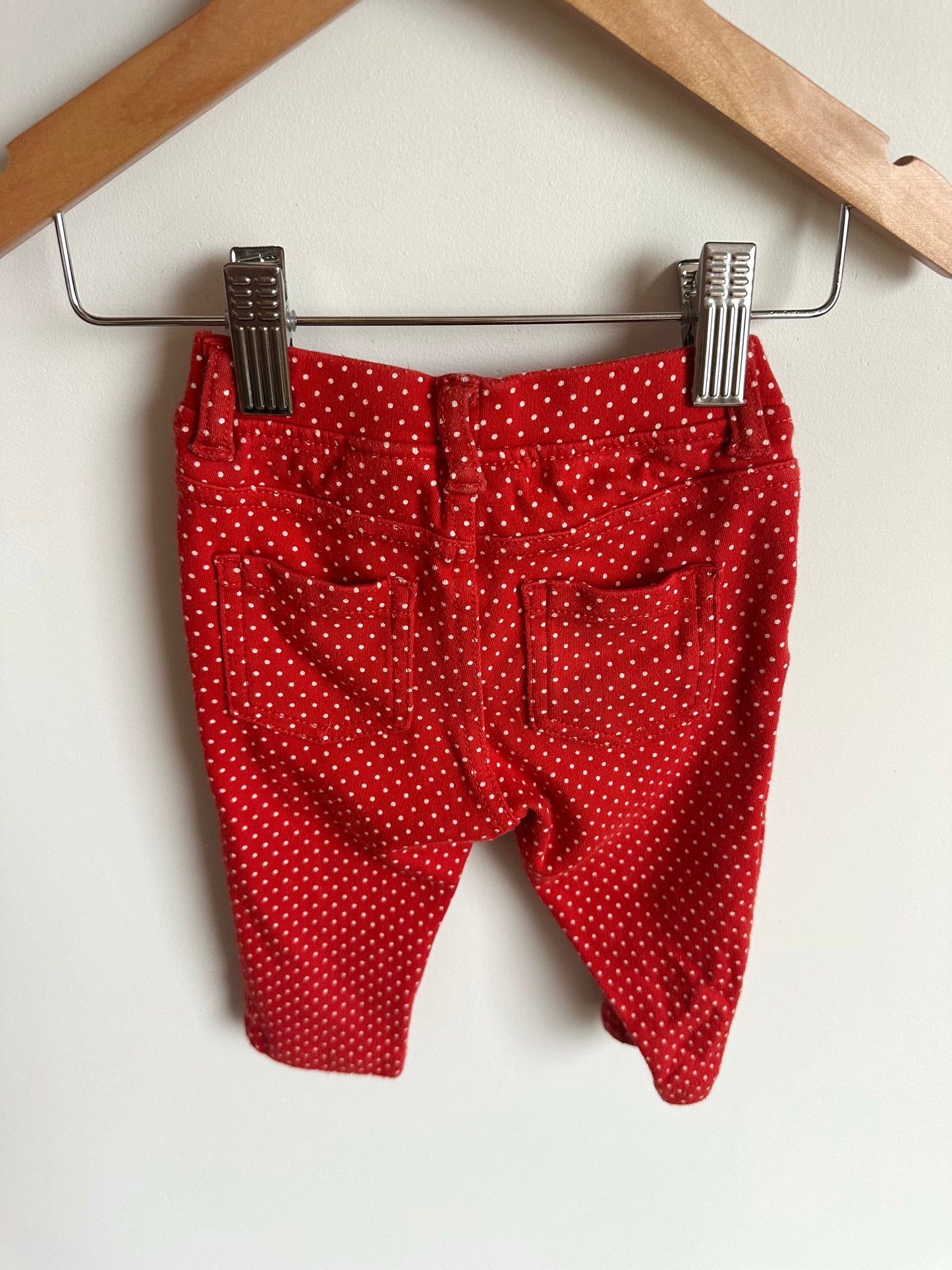 H&M Red Dotted Pants / 4-6m