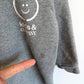 Whistle & Flute Grey Smiley Crewneck (PLAY) / 5-6 years