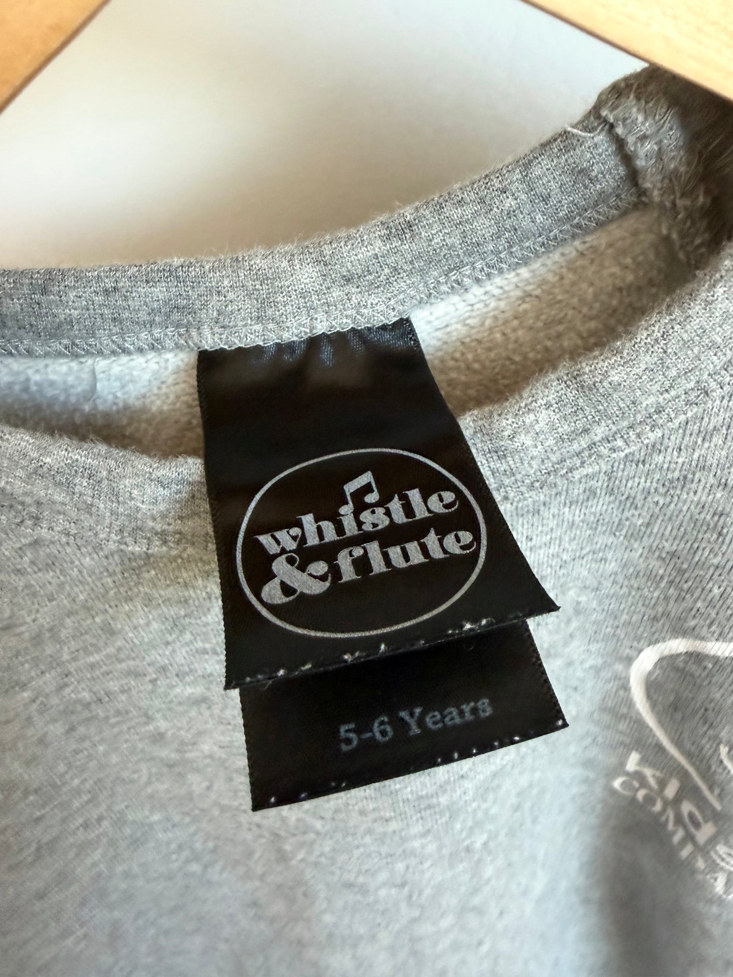 Whistle & Flute Grey Smiley Crewneck (PLAY) / 5-6 years