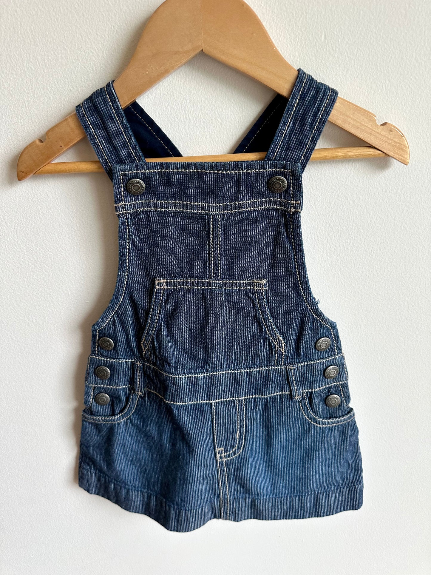 Denim Overall Dress / 12-18m