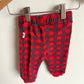 Organic Buffalo Plaid Pants / 3-6m