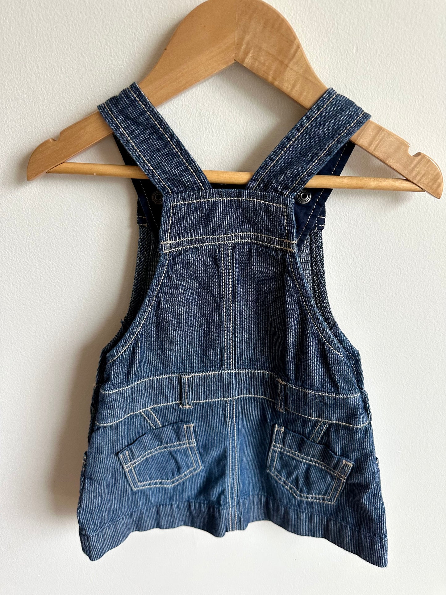 Denim Overall Dress / 12-18m