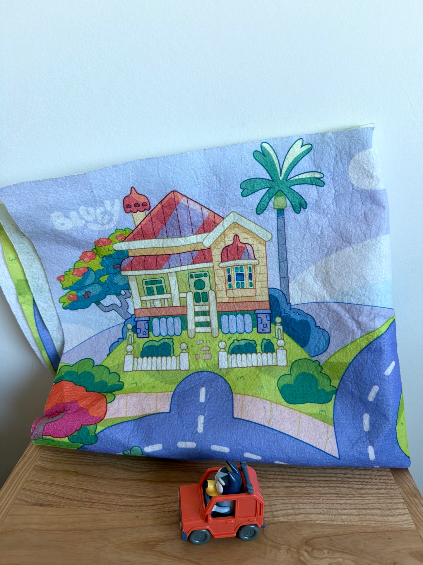 Bluey Mat Map + Car (No Shipping)