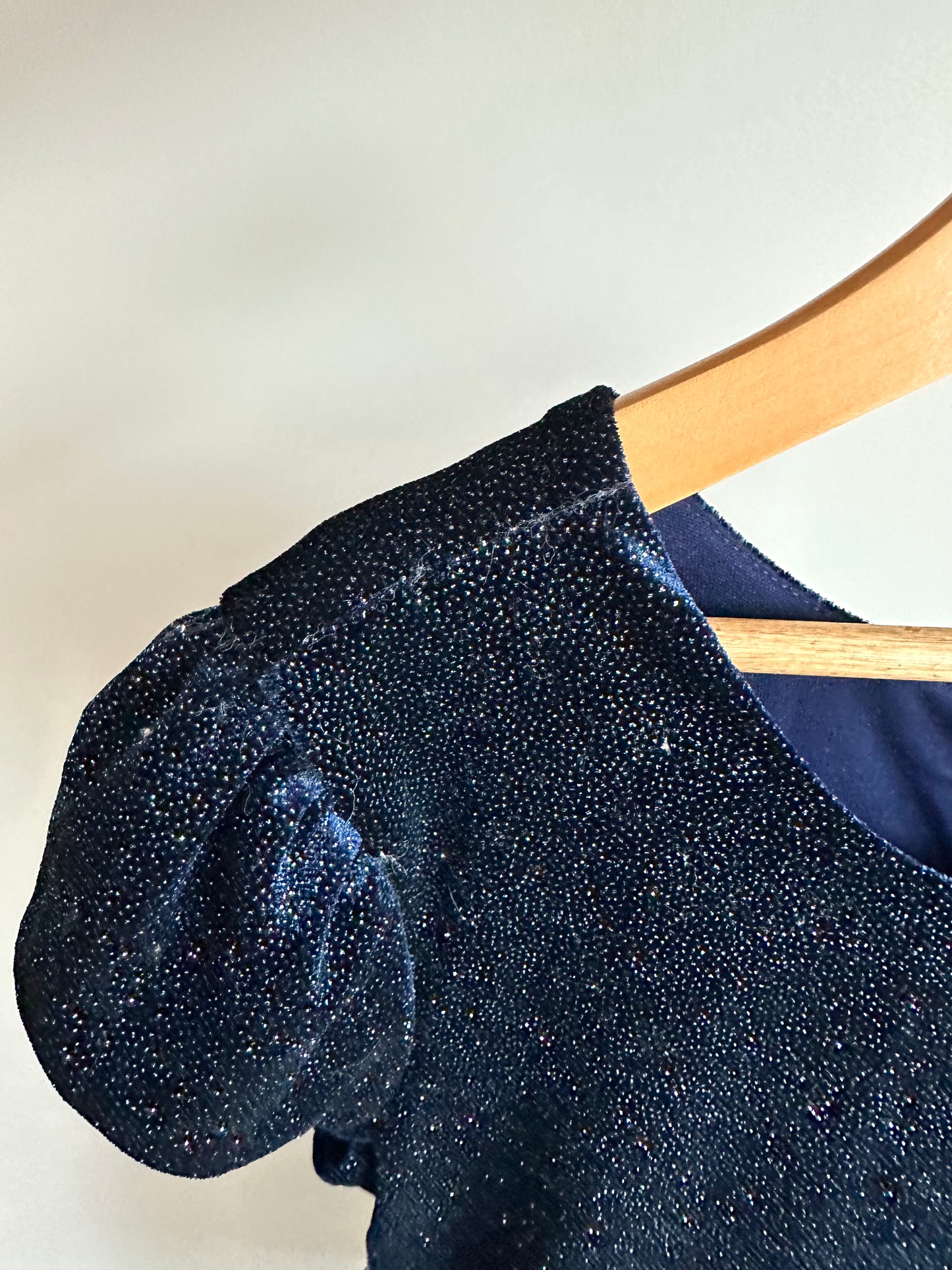 Sparkly Sapphire Formal Dress / 10 years