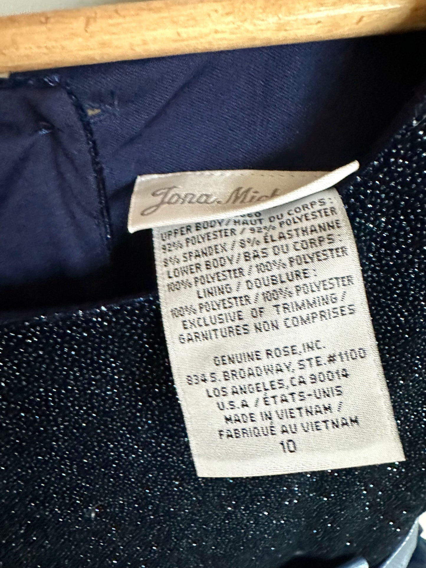 Sparkly Sapphire Formal Dress / 10 years