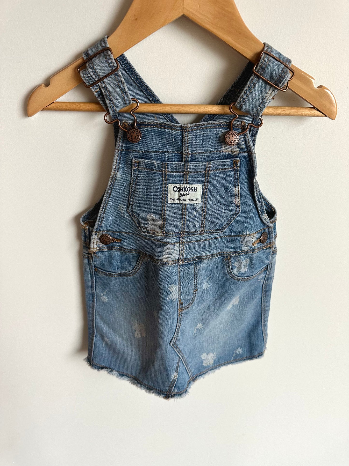 Oshkosh Denim Floral Print Dress / 12m