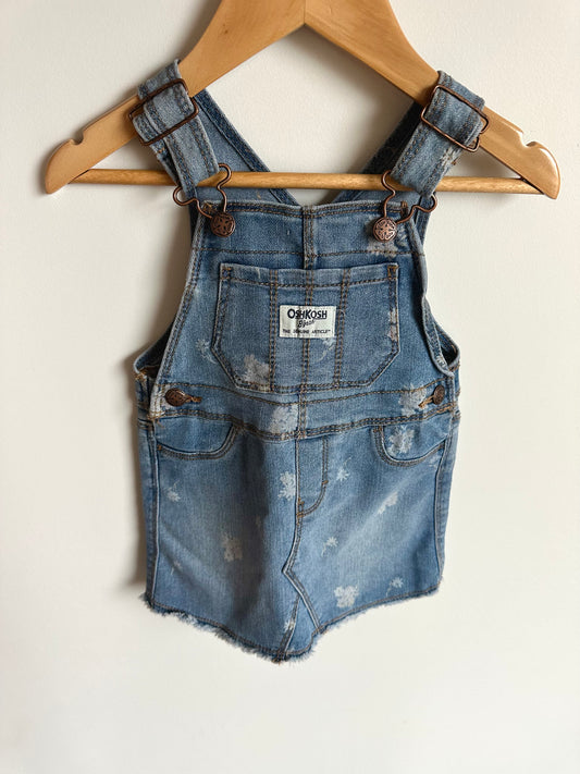 Oshkosh Denim Floral Print Dress / 12m