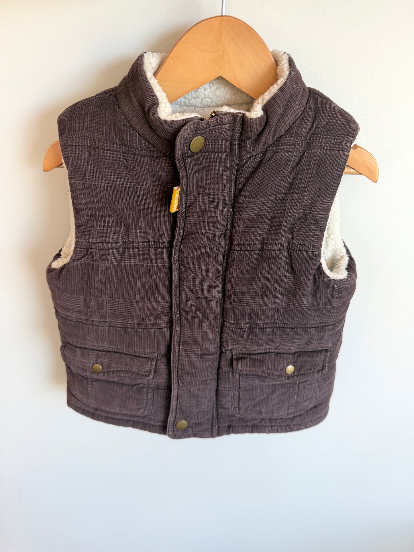 Deux par Deux Brown Vest / 4T