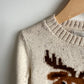 H&M Reindeer Cream Sweater / 2-4T