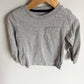 Grey Long Sleeve Pocket Top / 2T