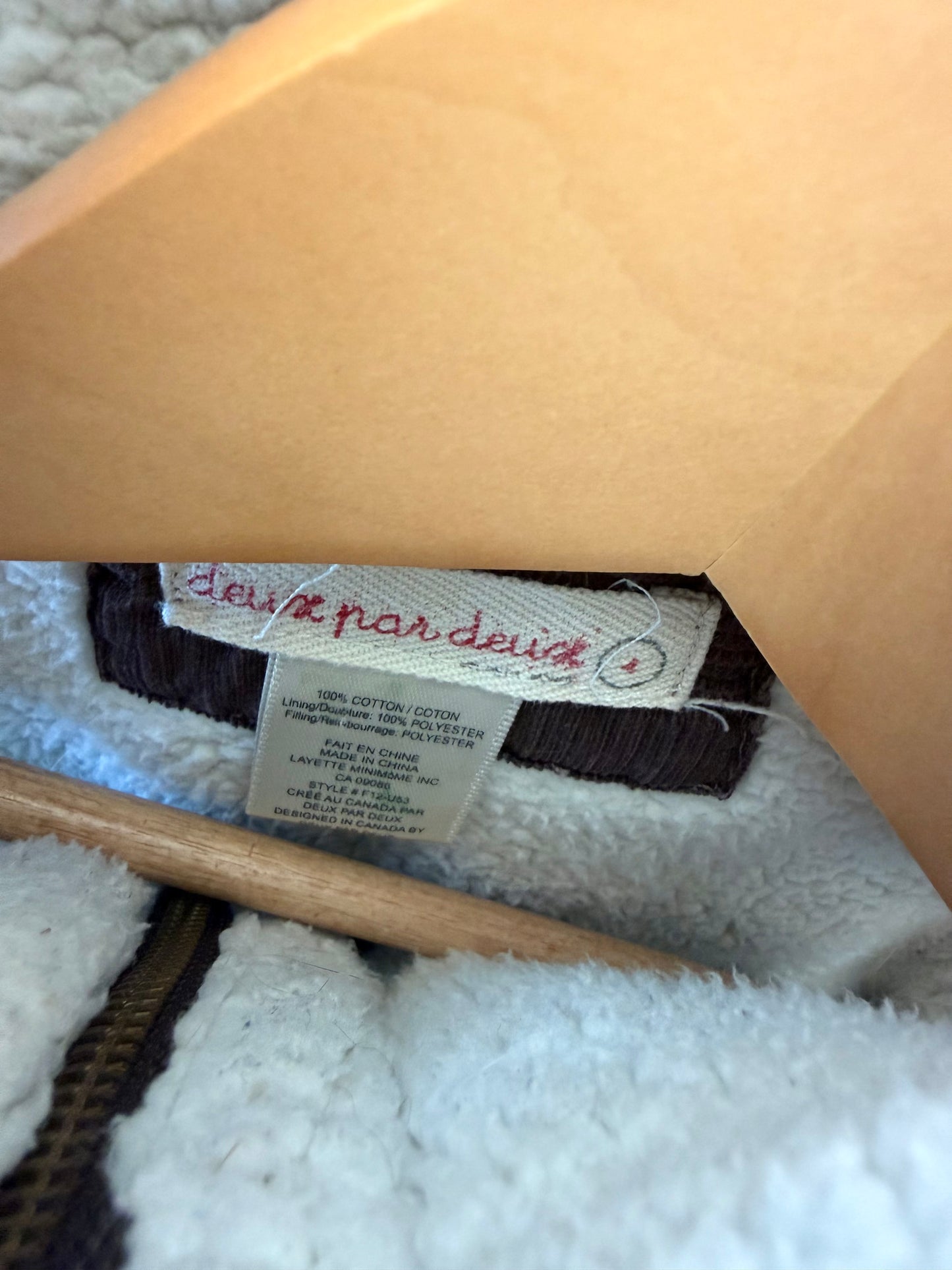 Deux par Deux Brown Vest / 4T