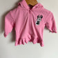 Pink Minnie Mouse Hoodie / 3m