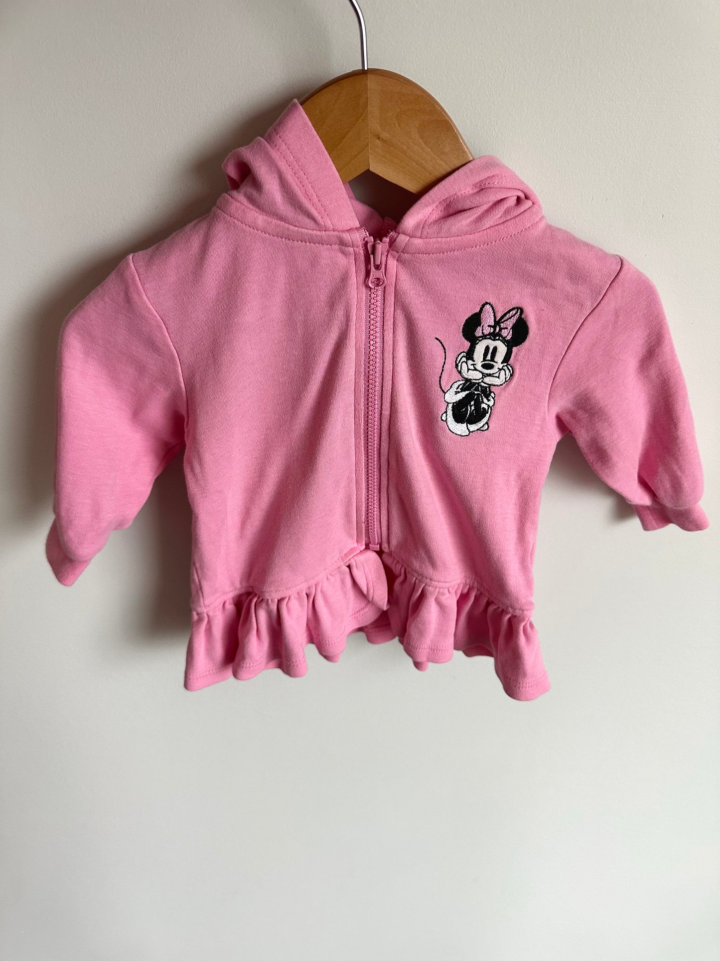 Pink Minnie Mouse Hoodie / 3m