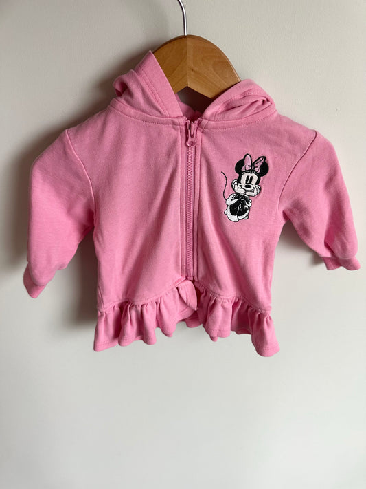 Pink Minnie Mouse Hoodie / 3m