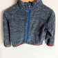 Blue Zipper Sweater with Red Trim / 2T