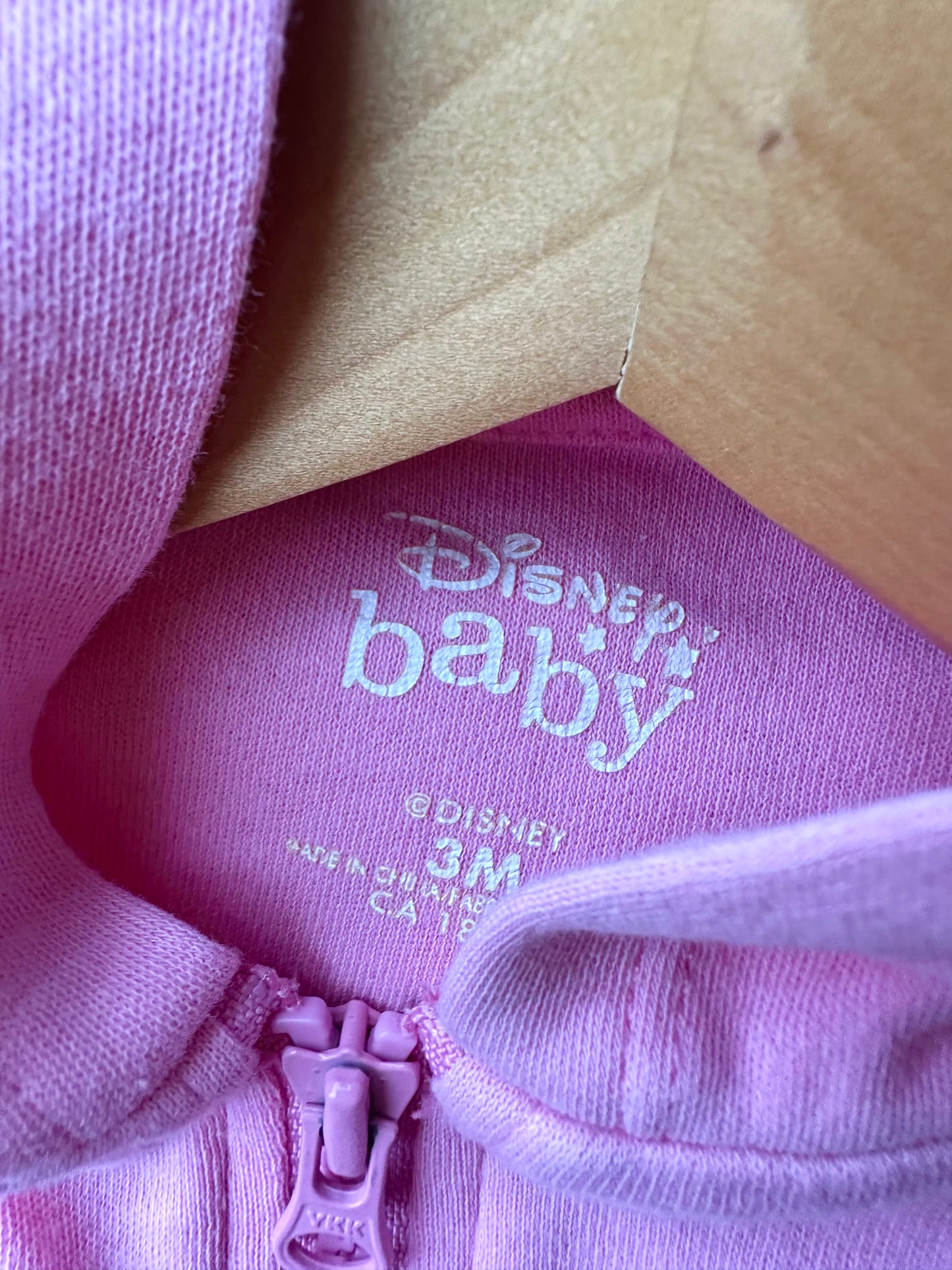 Pink Minnie Mouse Hoodie / 3m