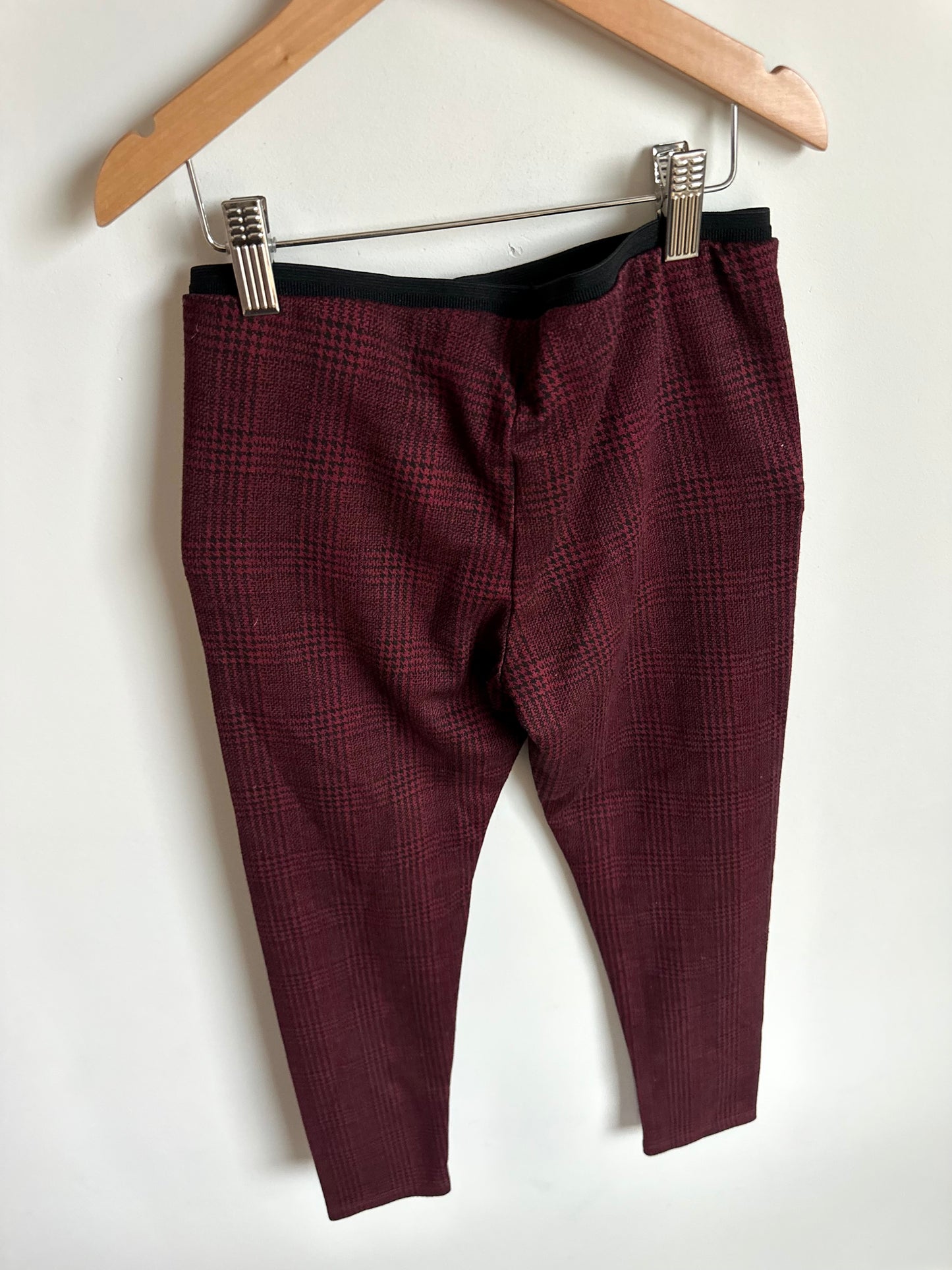 Red + Black Argyle Pants / 8-10 years?