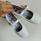 Sparkly Elsa Shoes (With Tags) / Size 2 Big Kids