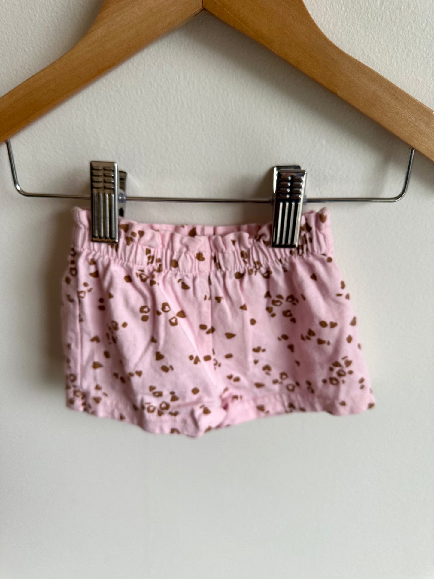 Pink Spotted Shorts / 0-3m