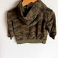Camo Green Zippered Hoodie / 2T