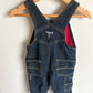 Red Fleece Lined Overalls / 12m