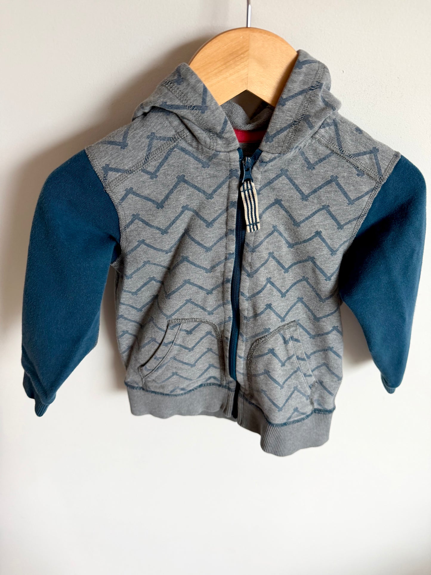 MEC Blue Sleeve Zipper Sweater / 24m
