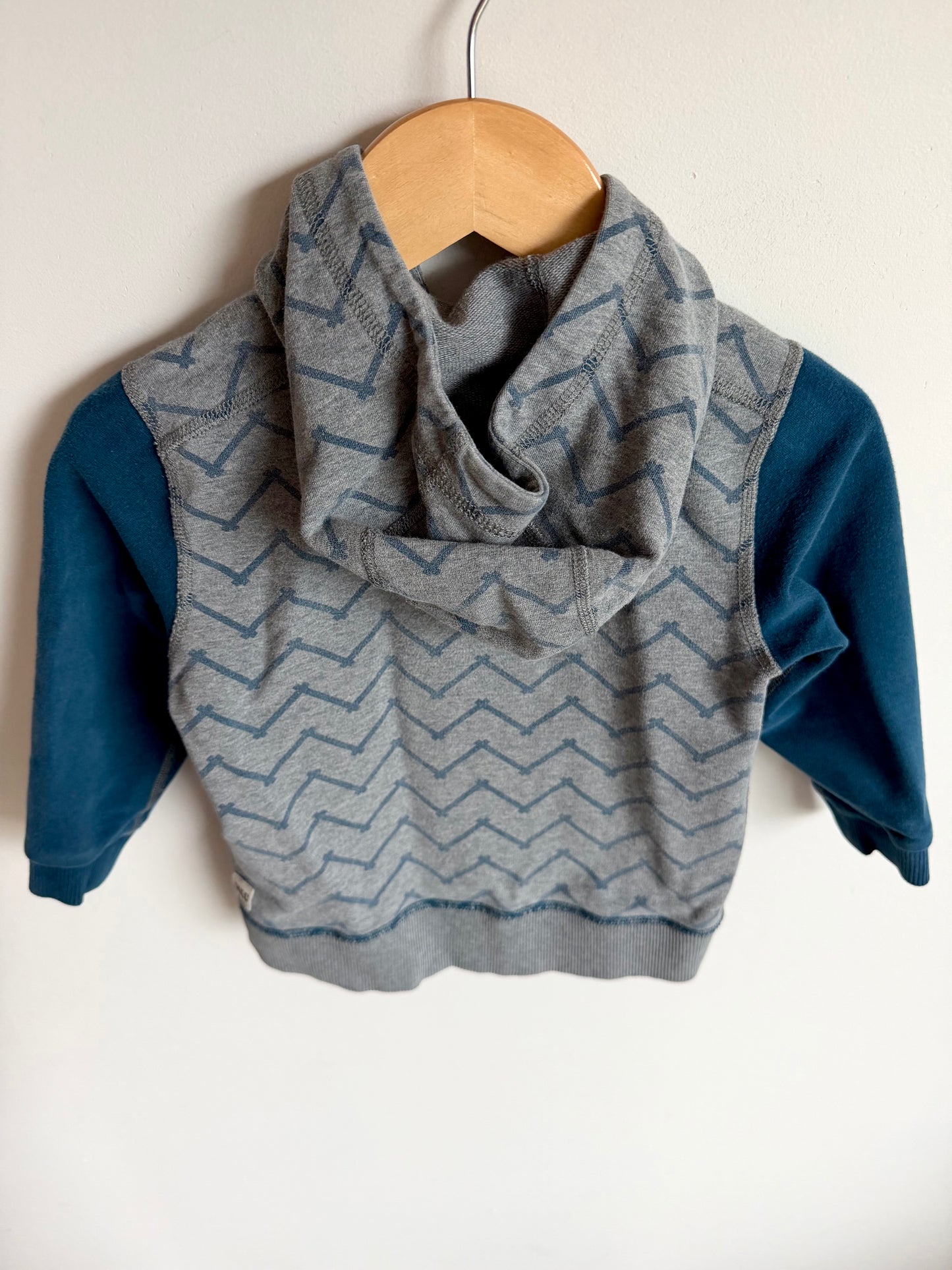 MEC Blue Sleeve Zipper Sweater / 24m