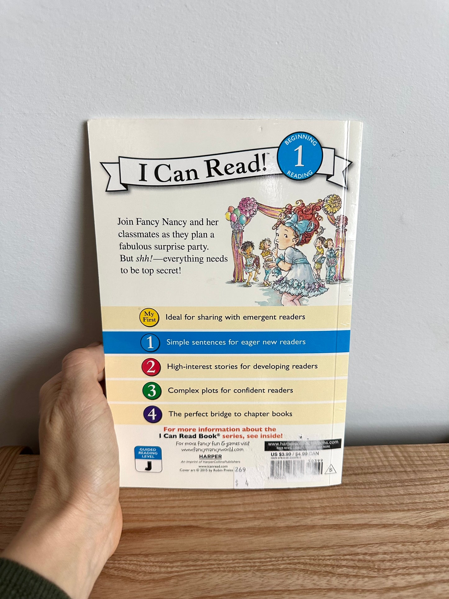 Fancy Nancy Super Secret Surprise Party Book / 3-7 years