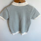Teal Knit Collared T-shirt / 4T