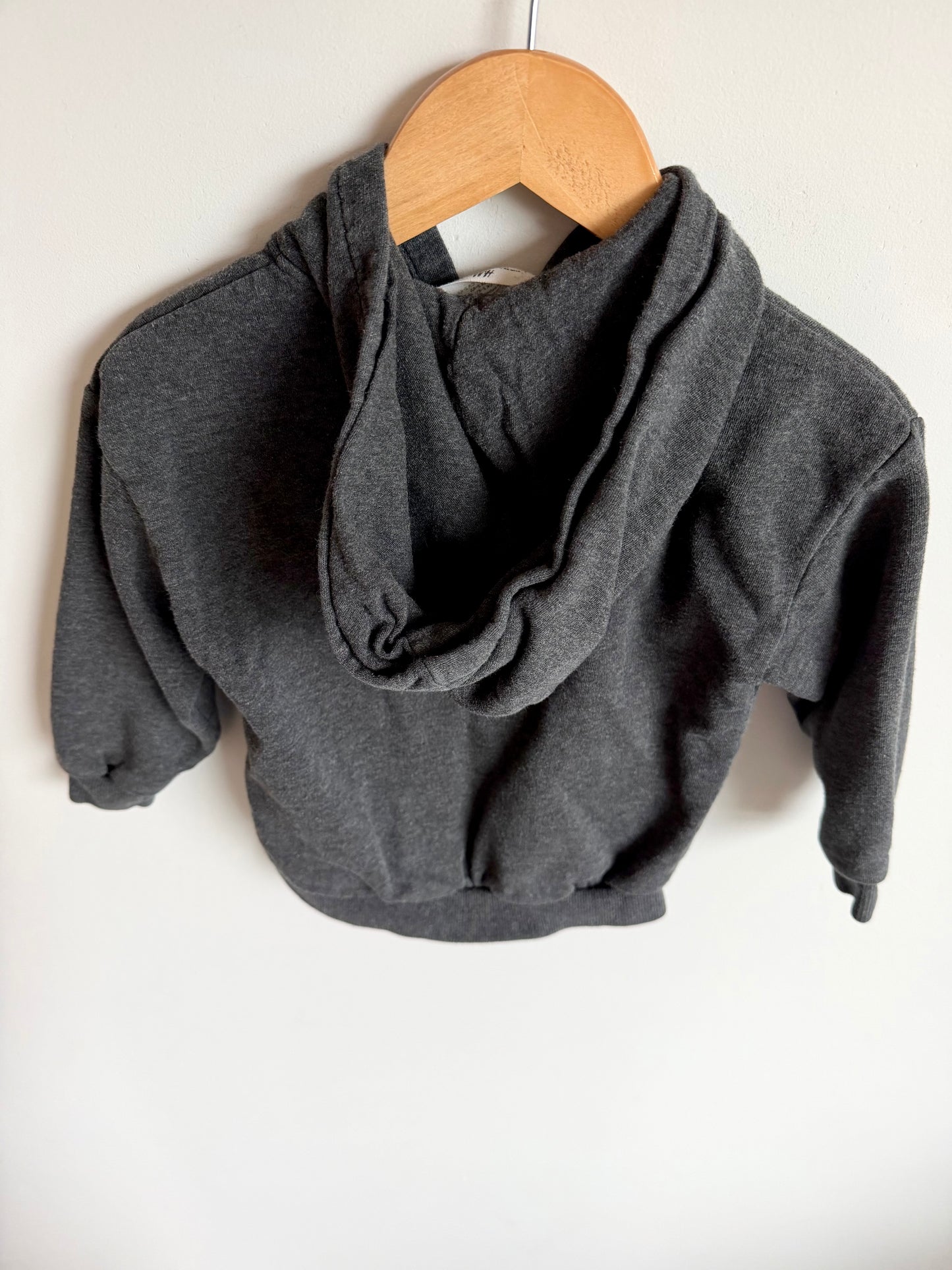 H&M Grey Zippered Hoodie / 2-3T