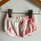 Tie Dye Pink + White Shorts / 0-3m