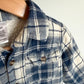 Blue Plaid Shacket / 2T